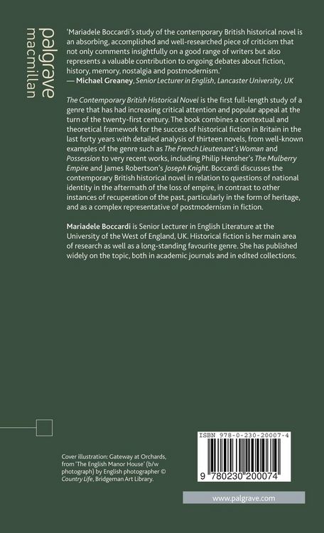Produktbild: The Contemporary British Historical Novel