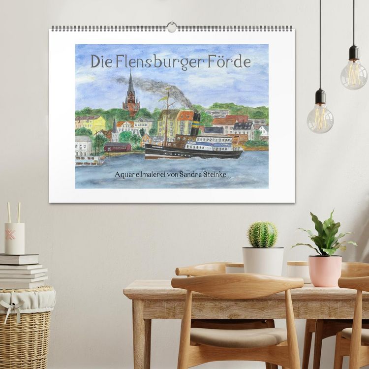 Produktbild: Die Flensburger F&ouml;rde (Wandkalender 2026 DIN A2 quer), CALVENDO Monatskalender
