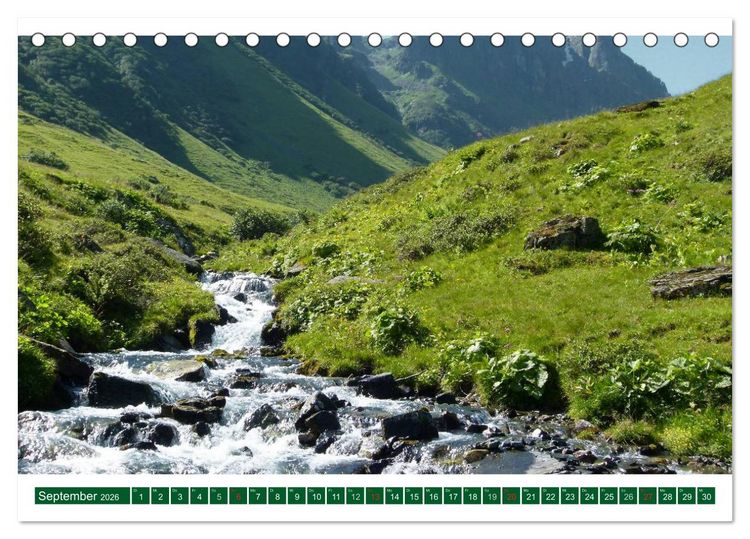 Produktbild: Montafon (Tischkalender 2026 DIN A5 quer), CALVENDO Monatskalender