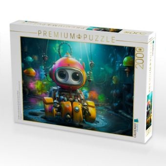 Produktbild: CALVENDO Puzzle Ein Motiv aus dem Kalender Die Welt der kleinen Robots | 2000 Teile Lege-Gr&ouml;&szlig;e 90x67cm Foto-Puzzle f&uuml;r gl&uuml;ckliche Stunden