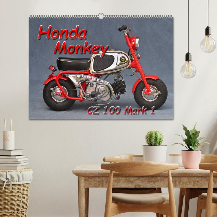 Produktbild: Honda Monkey CZ Mark 1 (Wandkalender 2025 DIN A2 quer), CALVENDO Monatskalender