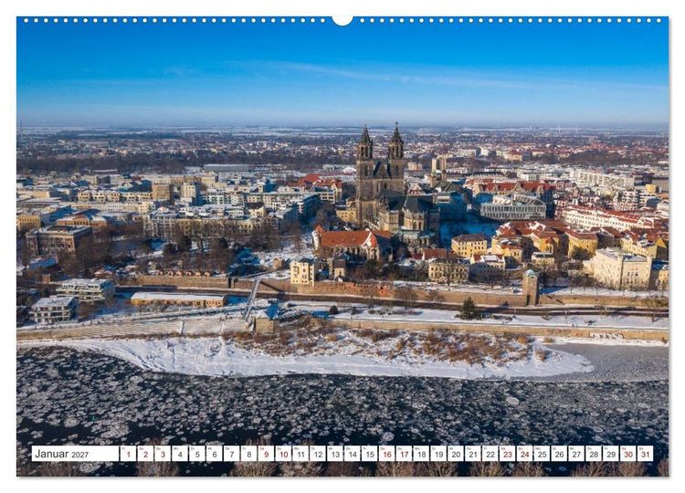 Produktbild: Domperspektiven: Magdeburger Dom - Neu gesehen 2027 (Wandkalender 2027 DIN A2 quer), CALVENDO Monatskalender