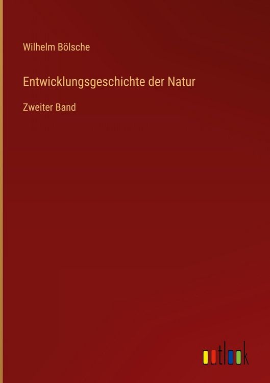 Produktbild: Entwicklungsgeschichte der Natur