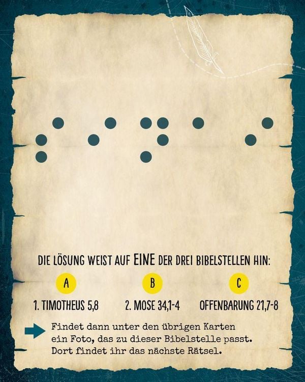 Produktbild: Coppenrath - Christl. Geschenke - Schachtelspiel: Find your way out - Bibel-Escape-Spiel