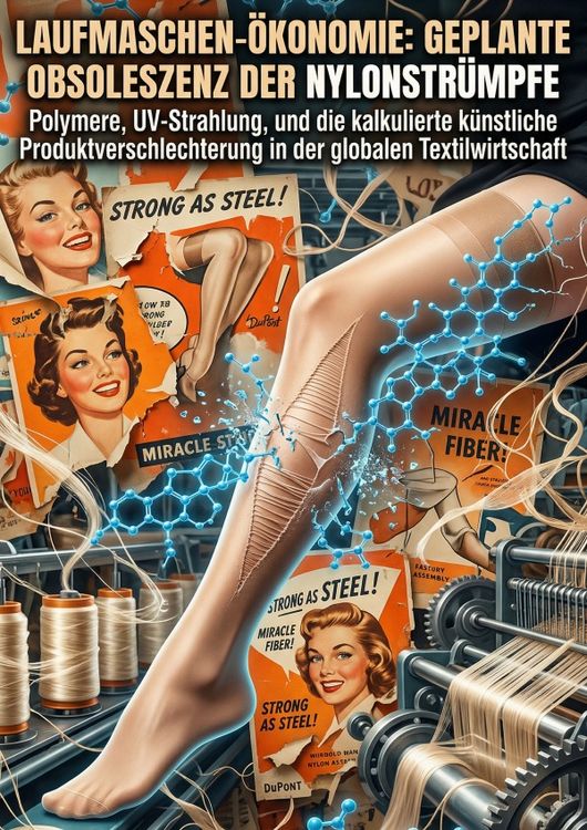 Produktbild: Laufmaschen-&Ouml;konomie: Geplante Obsoleszenz der Nylonstr&uuml;mpfe