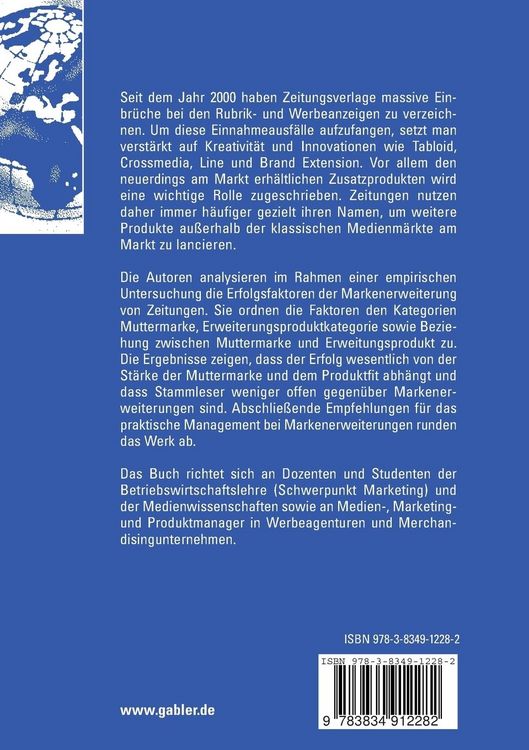 Produktbild: Erfolgsfaktoren von Markenerweiterungen in der Zeitungsbranche