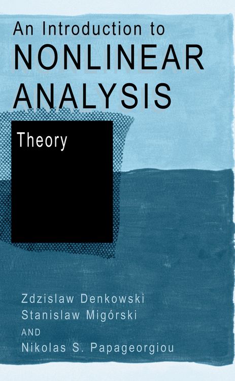 Produktbild: An Introduction to Nonlinear Analysis: Theory