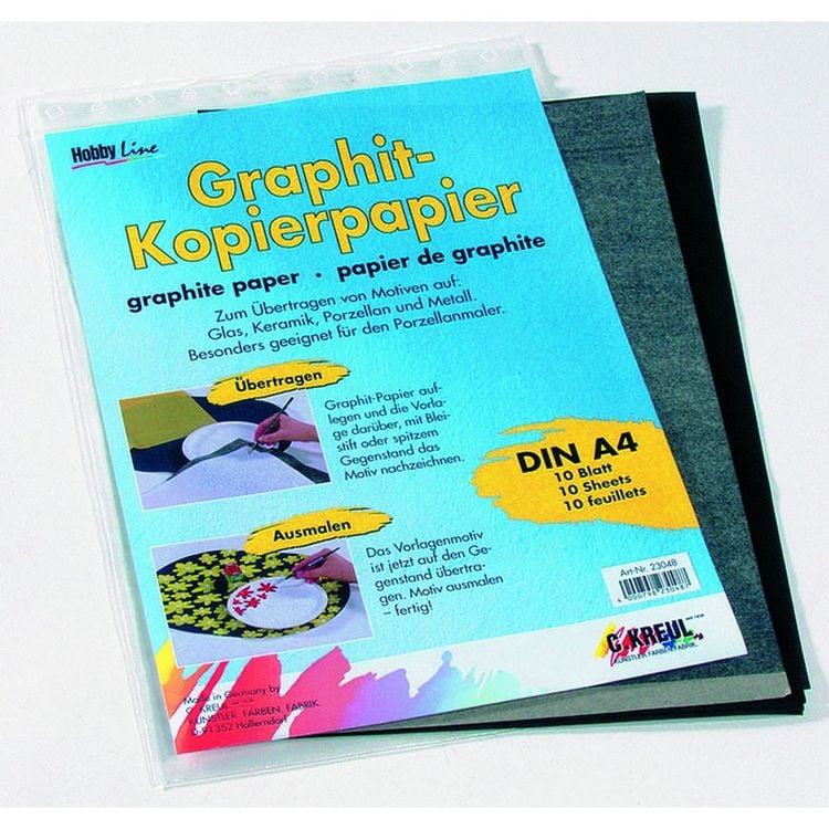 Produktbild: KREUL Graphit-Kopierpapier 10 Blatt 21 x 30 cm, 10 Blatt, DIN A4