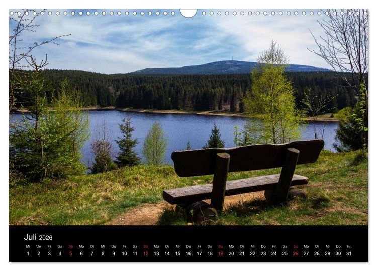 Produktbild: Harz-Bilder (Wandkalender 2026 DIN A3 quer), CALVENDO Monatskalender