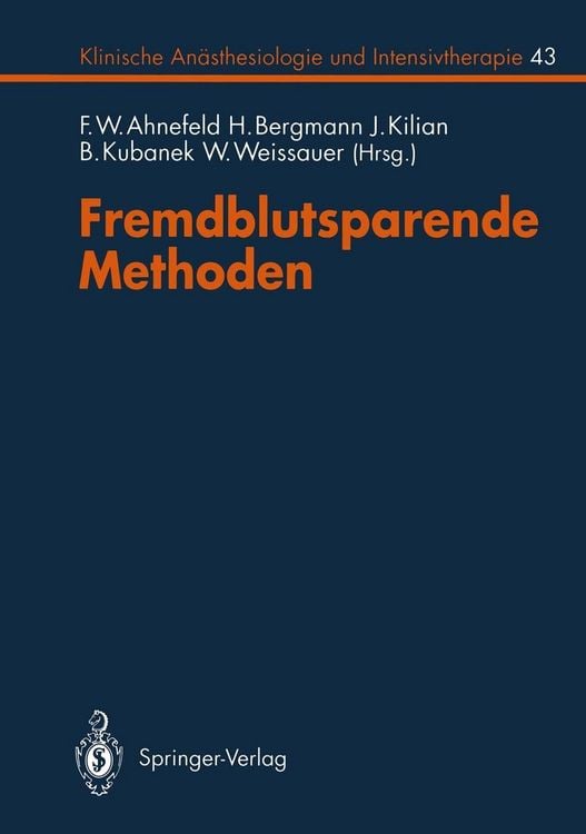 Produktbild: Fremdblutsparende Methoden