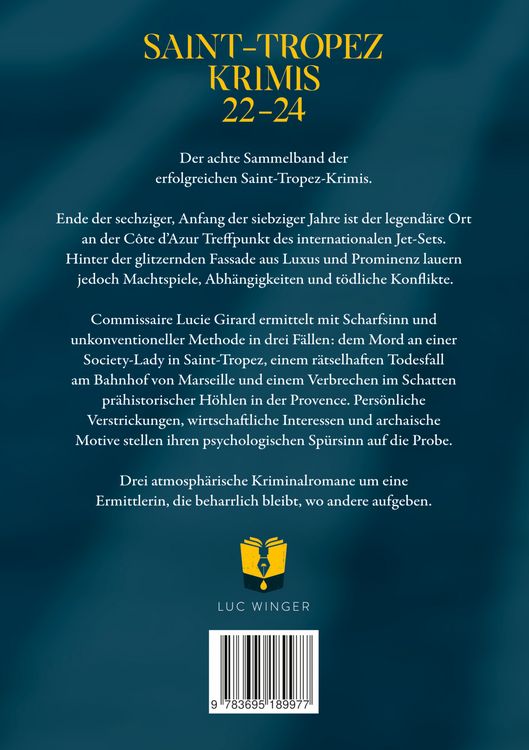 Produktbild: Sammelband: Saint-Tropez Krimis 22 - 24