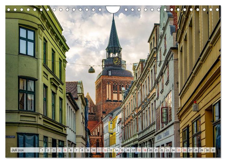 Produktbild: G&uuml;strow Impressionen (Wandkalender 2026 DIN A4 quer), CALVENDO Monatskalender