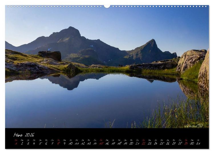 Produktbild: NORDISCH (Wandkalender 2026 DIN A2 quer), CALVENDO Monatskalender