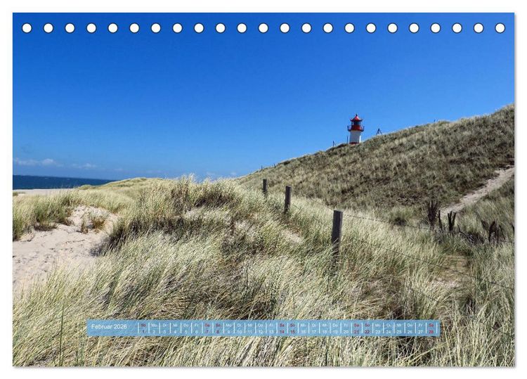 Produktbild: Unendliche Weite Sylts - Faszinierende Landschaftsaufnahmen (Tischkalender 2026 DIN A5 quer), CALVENDO Monatskalender