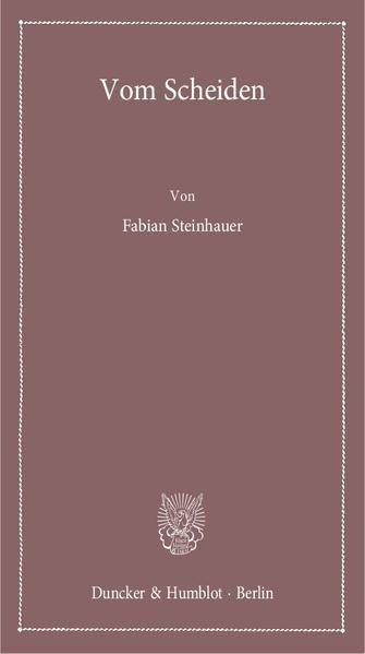 Produktbild: Vom Scheiden.