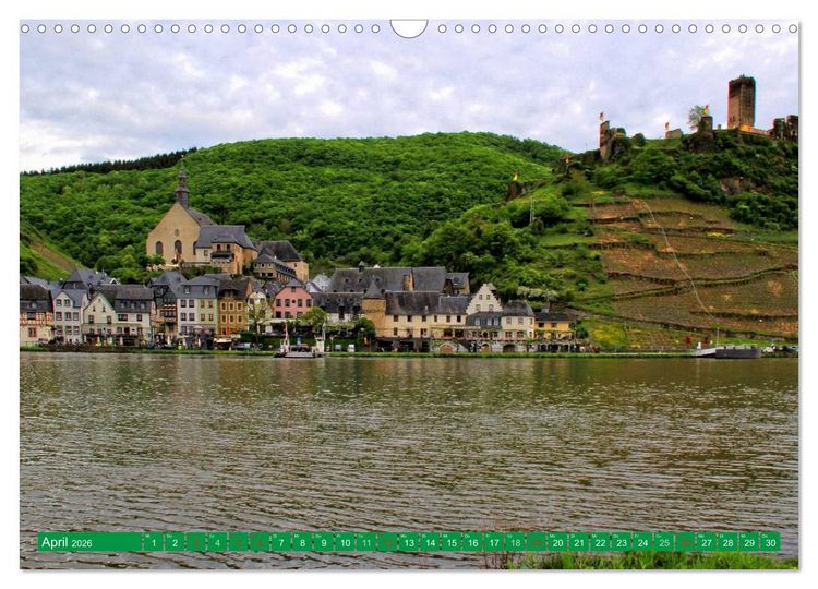 Produktbild: Der wundersch&ouml;nen Mosel entlang &ndash; Von Koblenz bis Trier (Wandkalender 2026 DIN A3 quer), CALVENDO Monatskalender
