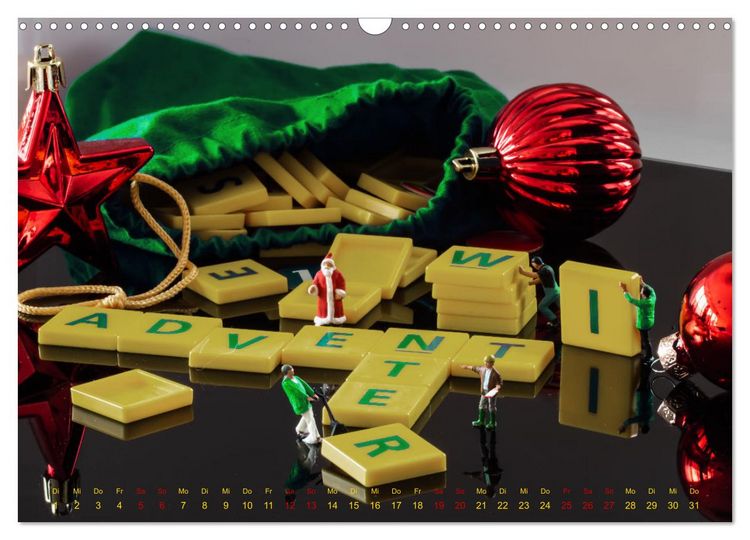 Produktbild: H&ouml;her, schneller, kleiner - Miniaturen in unserem Alltag (Wandkalender 2026 DIN A3 quer), CALVENDO Monatskalender