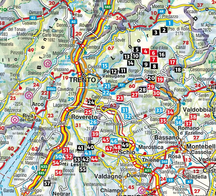 Produktbild: ROTHER Wanderf&uuml;hrer Vizentiner Alpen
