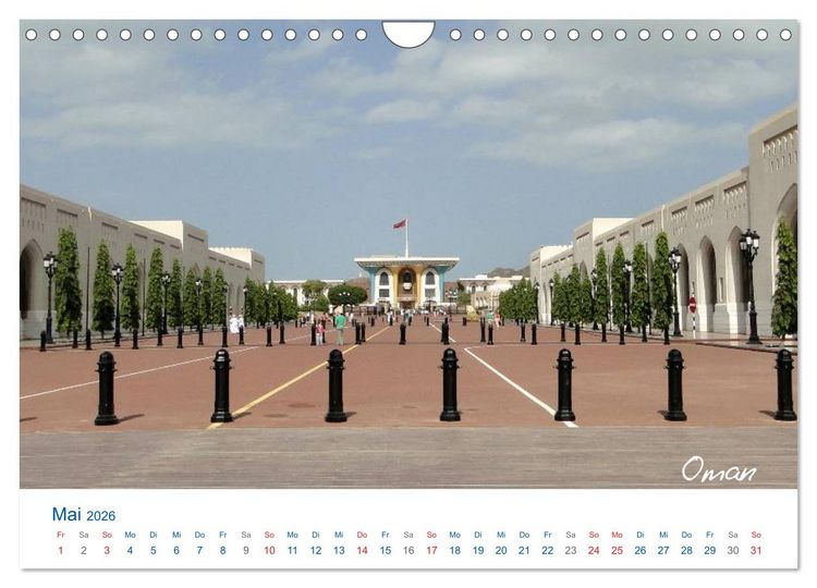 Produktbild: Vereinigte Arabische Emirate (Wandkalender 2026 DIN A4 quer), CALVENDO Monatskalender