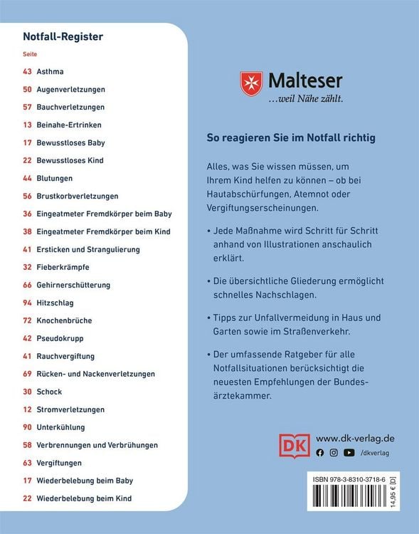 Produktbild: Erste Hilfe f&uuml;r Babys und Kinder