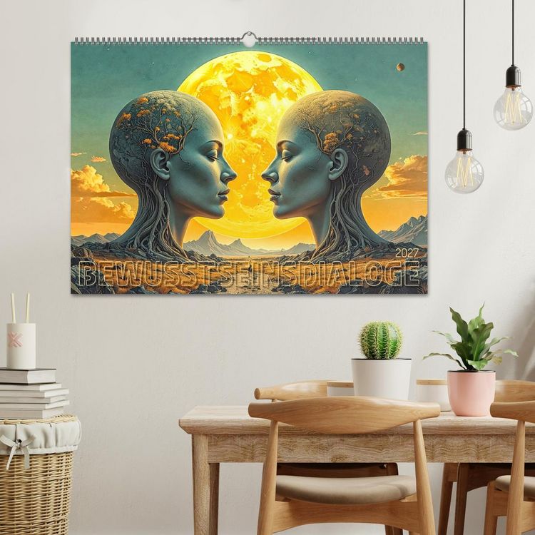 Produktbild: Bewusstseinsdialoge (Wandkalender 2027 DIN A2 quer), CALVENDO Monatskalender