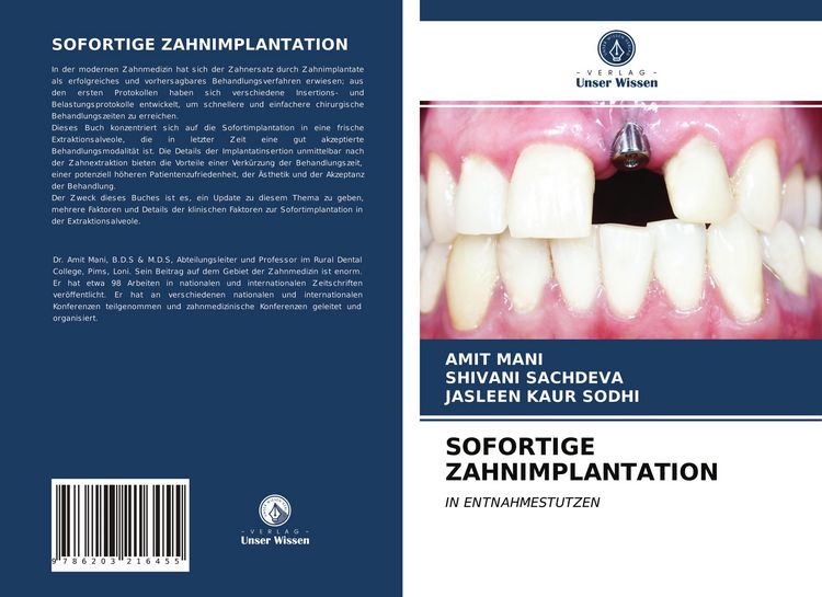 Produktbild: Sofortige Zahnimplantation