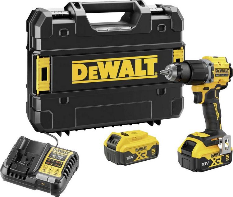 Produktbild: DEWALT DCD799P2T-QW 2-Gang-Akku-Schlagbohrschrauber inkl. 2. Akku, inkl. Ladeger&auml;t, inkl. Koffer