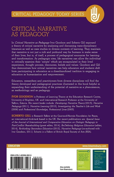 Produktbild: Critical Narrative as Pedagogy