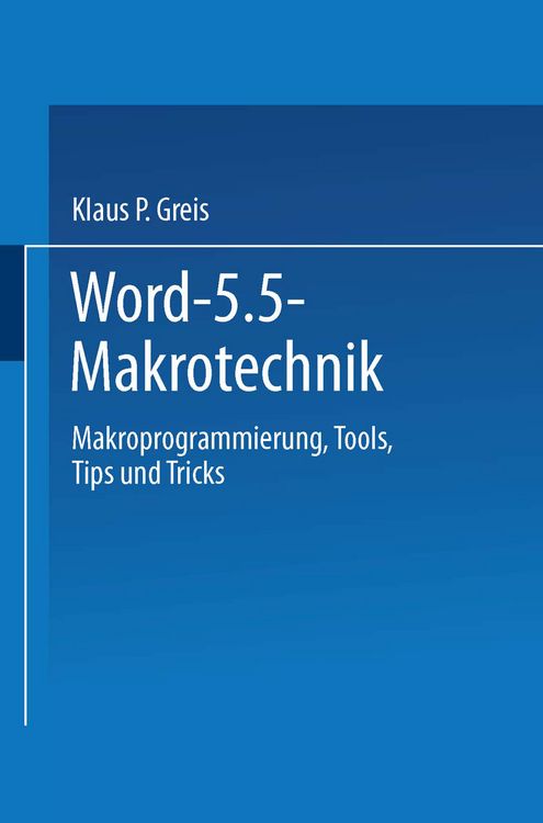 Produktbild: Word 5.5 Makrotechnik