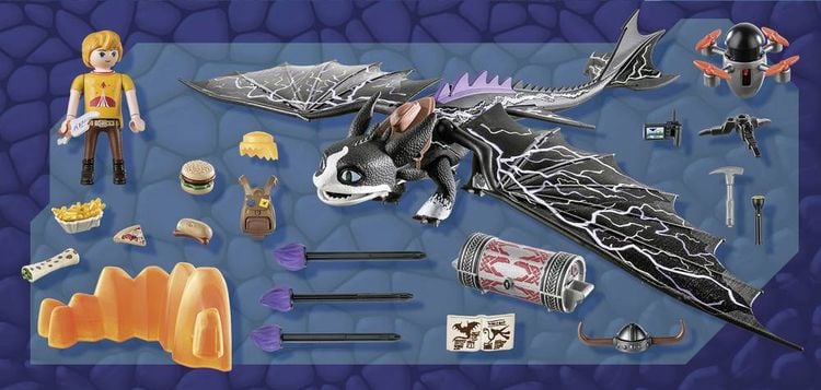 PLAYMOBIL 71081 - Dragons, Die 9 Welten - Thunder & Tom