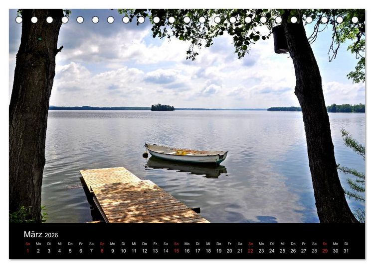 Produktbild: Pl&ouml;n - die Stadt am See (Tischkalender 2026 DIN A5 quer), CALVENDO Monatskalender