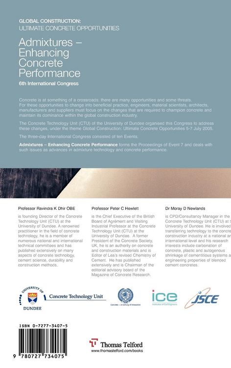 Produktbild: Admixtures - Enhancing Concrete Performance