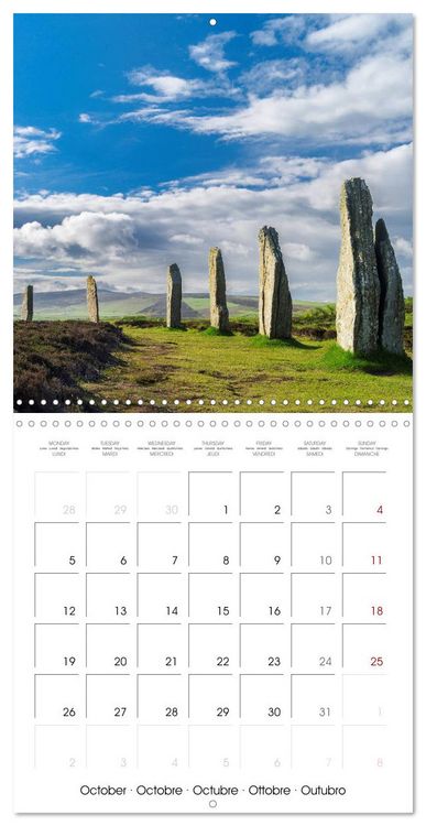 Produktbild: Prehistoric Sites of Northern Scotland (Wall Calendar 2026 12 &times; 12 Inch) CALVENDO 12 Month Wall Calendar