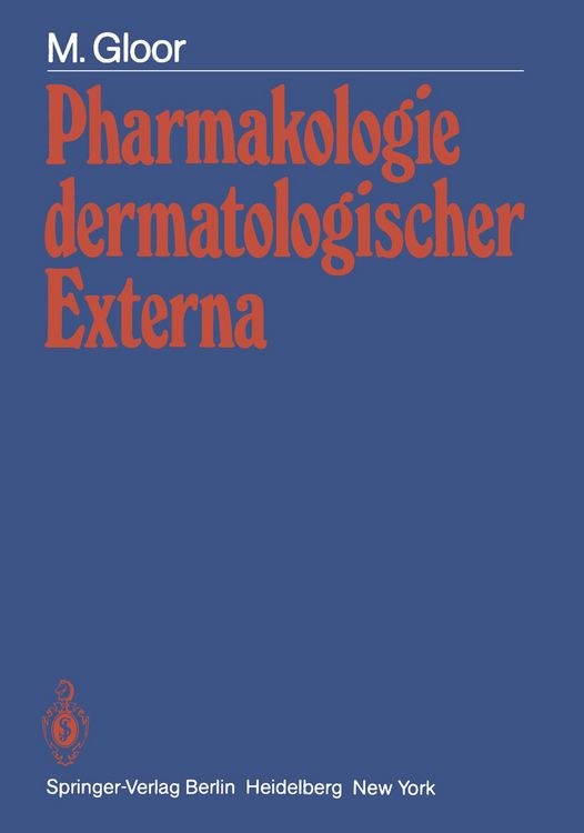 Produktbild: Pharmakologie dermatologischer Externa