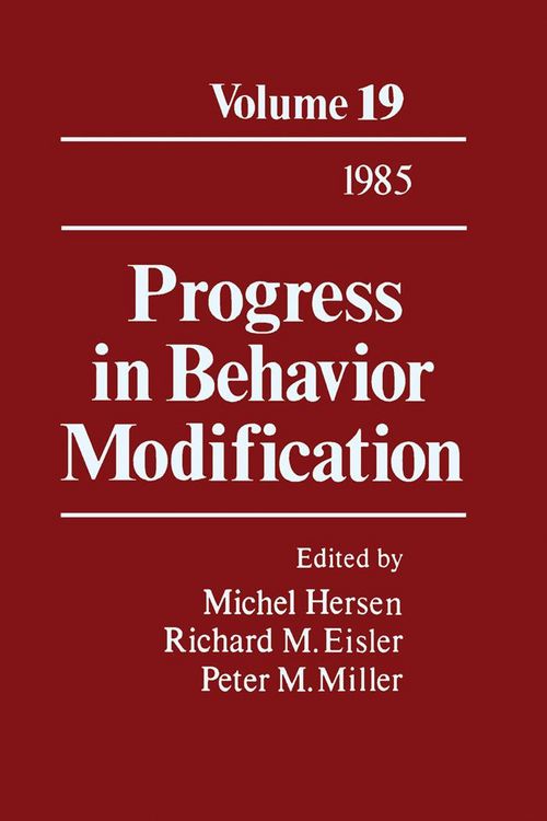 Produktbild: Progress in Behavior Modification