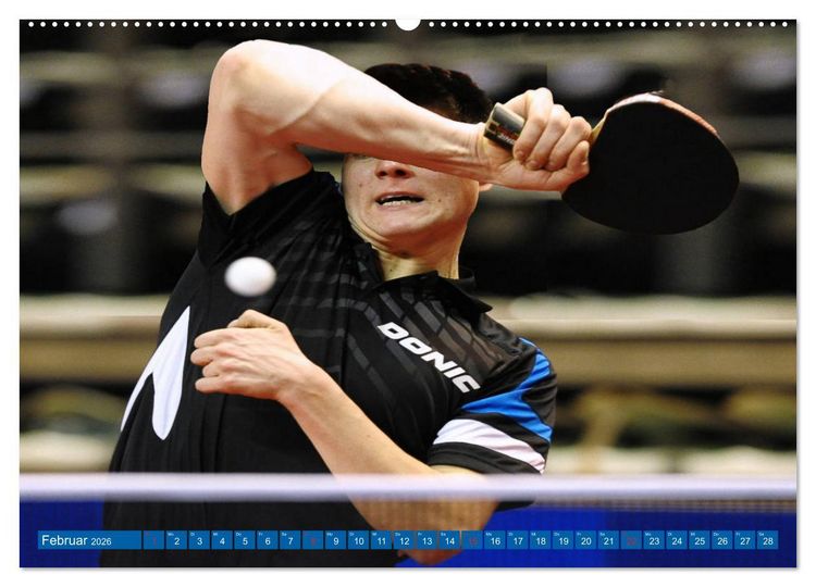 Produktbild: Tischtennis - Der am schnellsten gespielte Sport der Welt (Wandkalender 2026 DIN A2 quer), CALVENDO Monatskalender