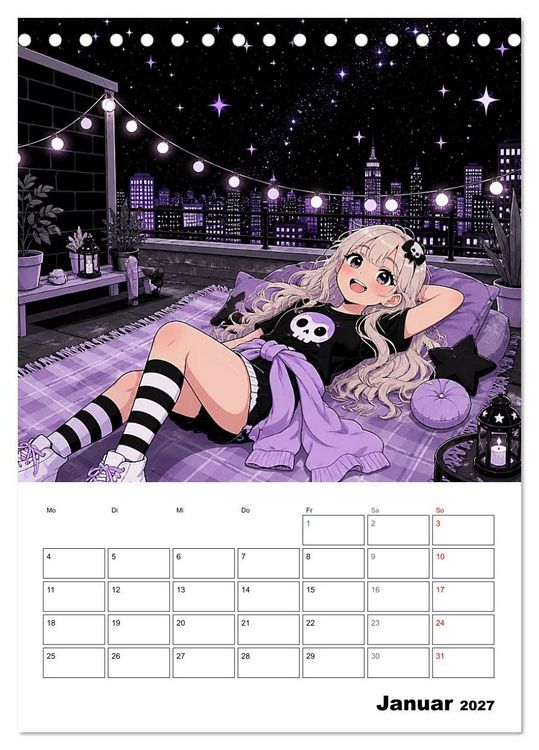 Produktbild: Kim, eben anders normal (Tischkalender 2027 DIN A5 hoch), CALVENDO Monatskalender