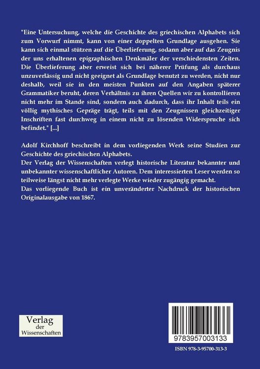 Produktbild: Studien zur Geschichte des griechischen Alphabets