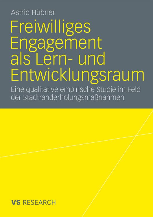 Produktbild: Freiwilliges Engagement als Lern- und Entwicklungsraum