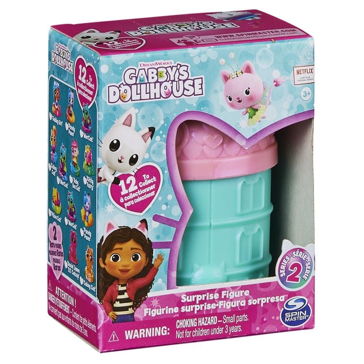 Produktbild: Gabby‘s Dollhouse, 1 von 12 Mini Überraschungs-Figuren (verschiedene Serien-Charaktere)