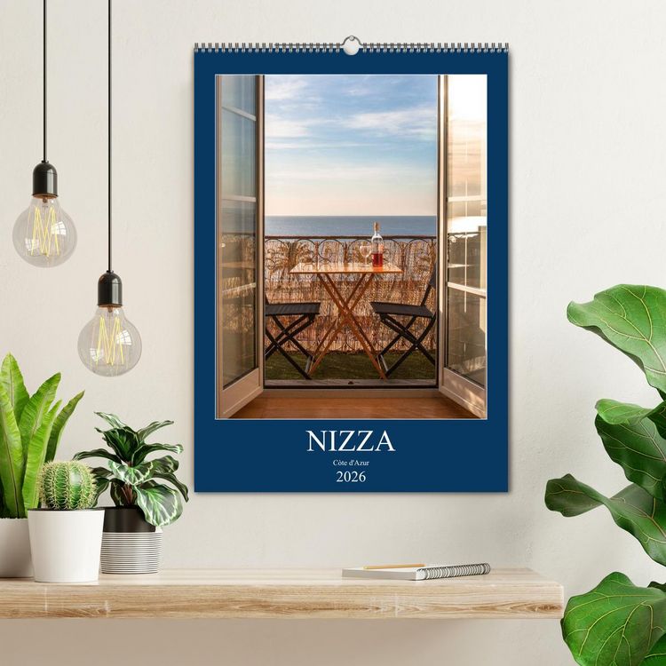 Produktbild: Nizza &ndash; Cote d'Azur 2026 (Wandkalender 2026 DIN A2 hoch), CALVENDO Monatskalender