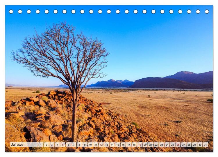 Produktbild: Namibia - Kunene (Tischkalender 2026 DIN A5 quer), CALVENDO Monatskalender