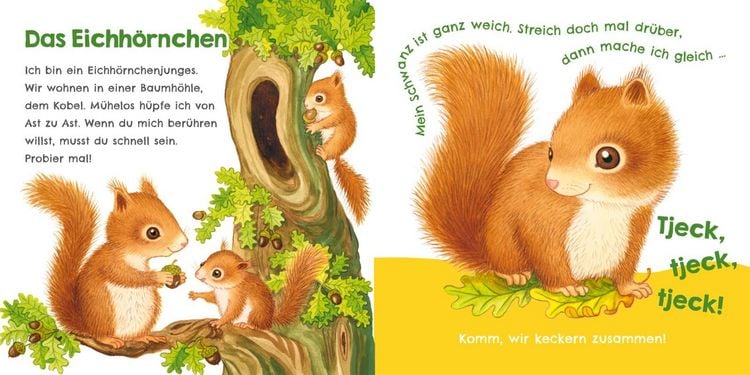 Produktbild: H&ouml;r mal, wie ich keckern kann (Mein erstes Streichel-Soundbuch 3)