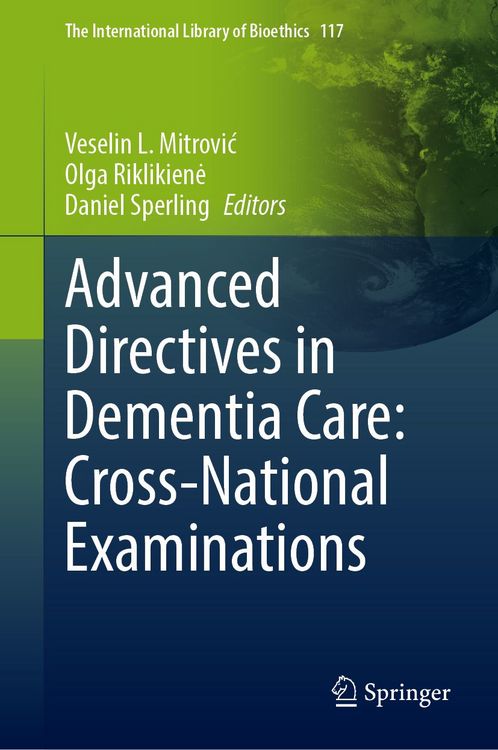 Produktbild: Advanced Directives in Dementia Care: Cross-National Examinations