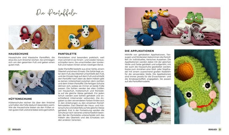 Produktbild: Tierisch gem&uuml;tlich &ndash; Amigurumi-Hausschuhe h&auml;keln f&uuml;r Klein und Gro&szlig;
