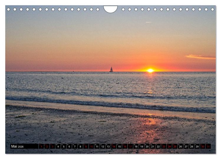 Produktbild: Norderney - von barfuss bis Cocktail (Wandkalender 2026 DIN A4 quer), CALVENDO Monatskalender