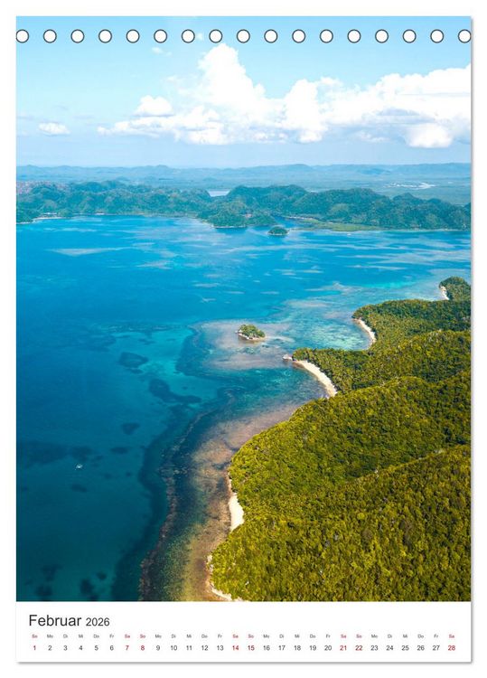 Produktbild: Philippinen - Ein wahres Inselparadies. (Tischkalender 2026 DIN A5 hoch), CALVENDO Monatskalender