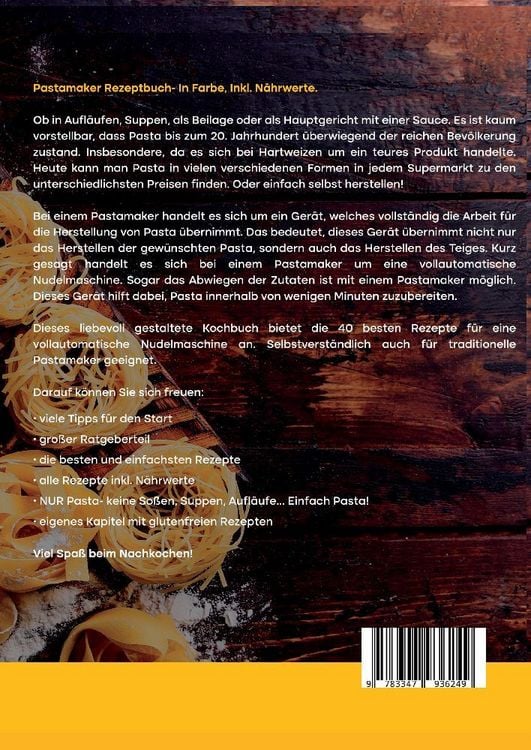 Produktbild: Pastamaker Kochbuch