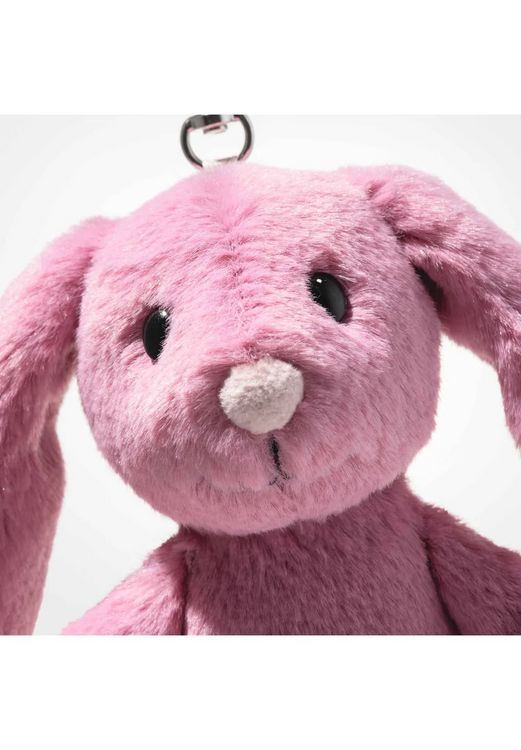Produktbild: Steiff 112775 - Anh&auml;nger Hoppie Hase, pink, Pl&uuml;sch, 16 cm