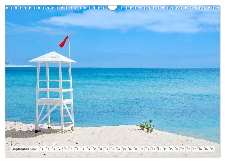 Produktbild: Boa Vista - die drittgr&ouml;&szlig;te Kapverdische Insel (Wandkalender 2026 DIN A3 quer), CALVENDO Monatskalender